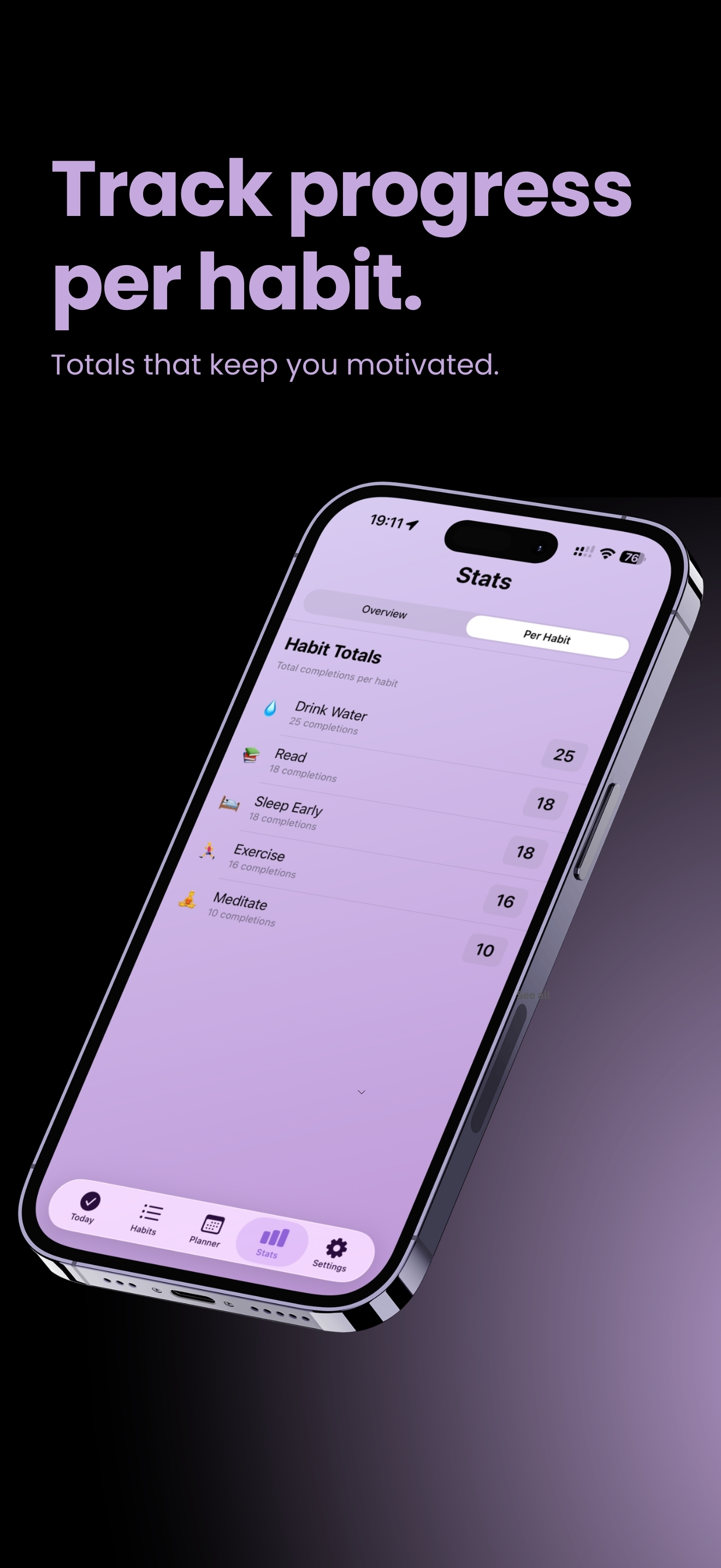 Habit OS - Track Per Habit